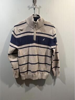 Kids Boys Nautica Sweater Size Large 14/16 Gray/Blue
